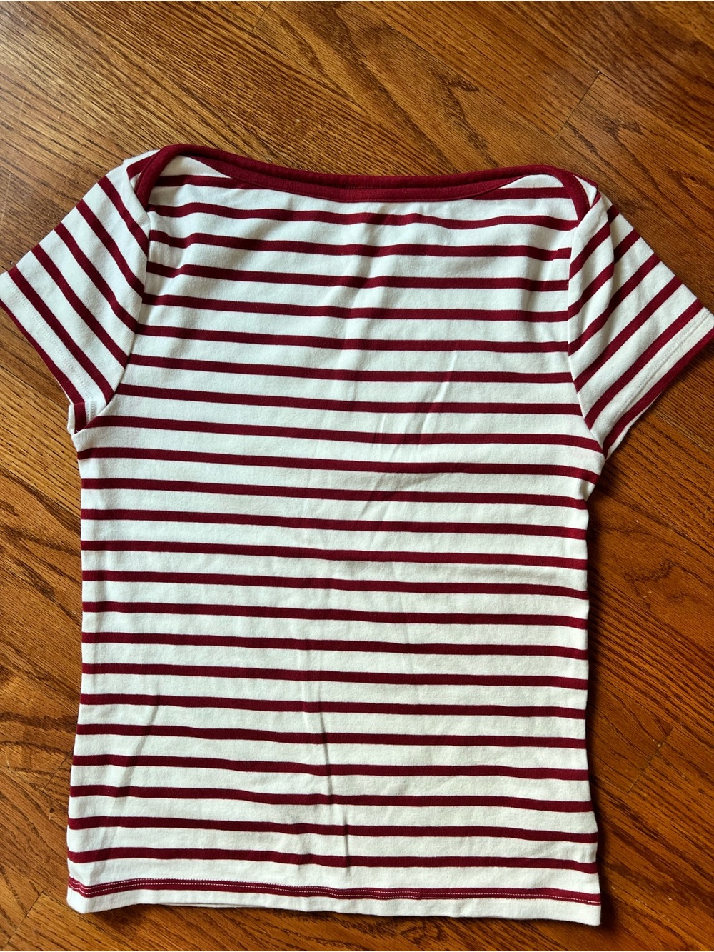 Women’s Striped Classic Boatneck Tee